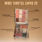 Classy Max 2 Color Blush + 5 Color Eyeshadow Palette - Image 2